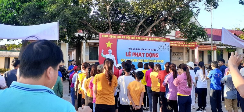 Xã Cư Klông: Trên 700 người tham gia Ngày chạy Olympic vì sức khỏe toàn dân năm 2021