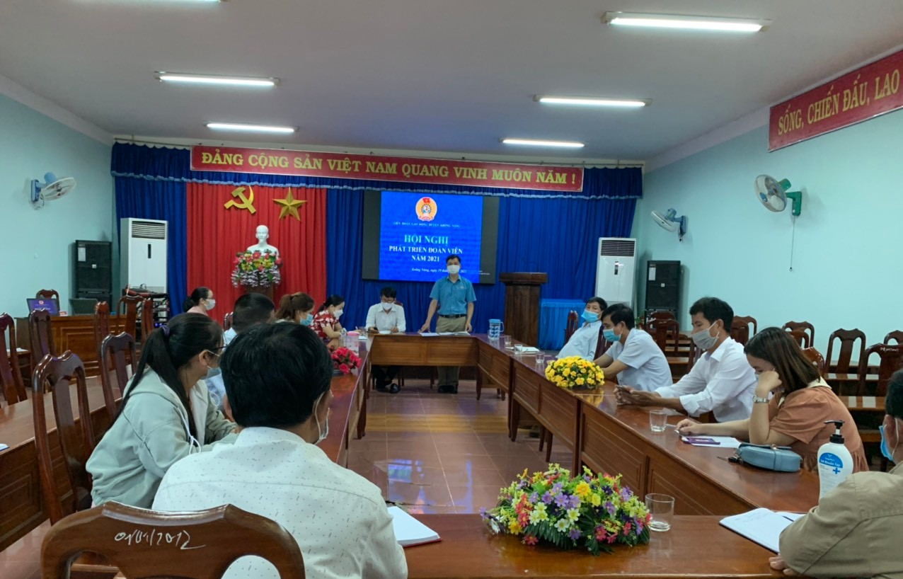 Hội nghị phát triển đoàn viên năm 2021