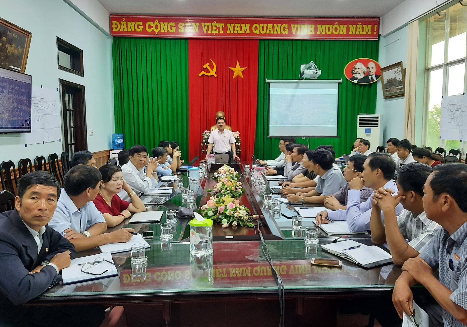 Hội nghị lấy ý kiến phát triển giao thông thị trấn Krông Năng