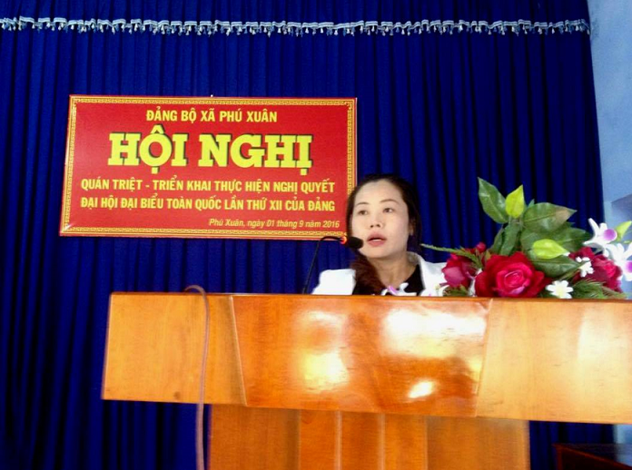 Hội nghị quán triệt Nghị quyết của Đảng tại xã Phú Xuân