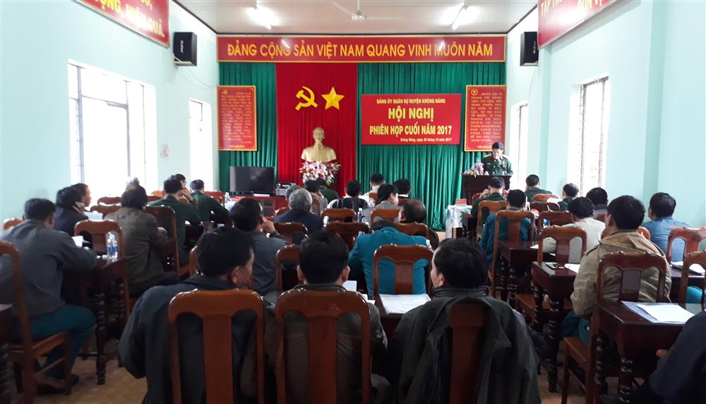 Đảng Ủy Quân Sự Huyện Krông Năng Tổng Kết Năm