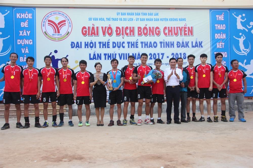 Bế Mạc Giải Bóng Chuyền Đại Hội Thể Dục Thể Thao Toàn Tỉnh Lần Thứ VIII Năm 2017