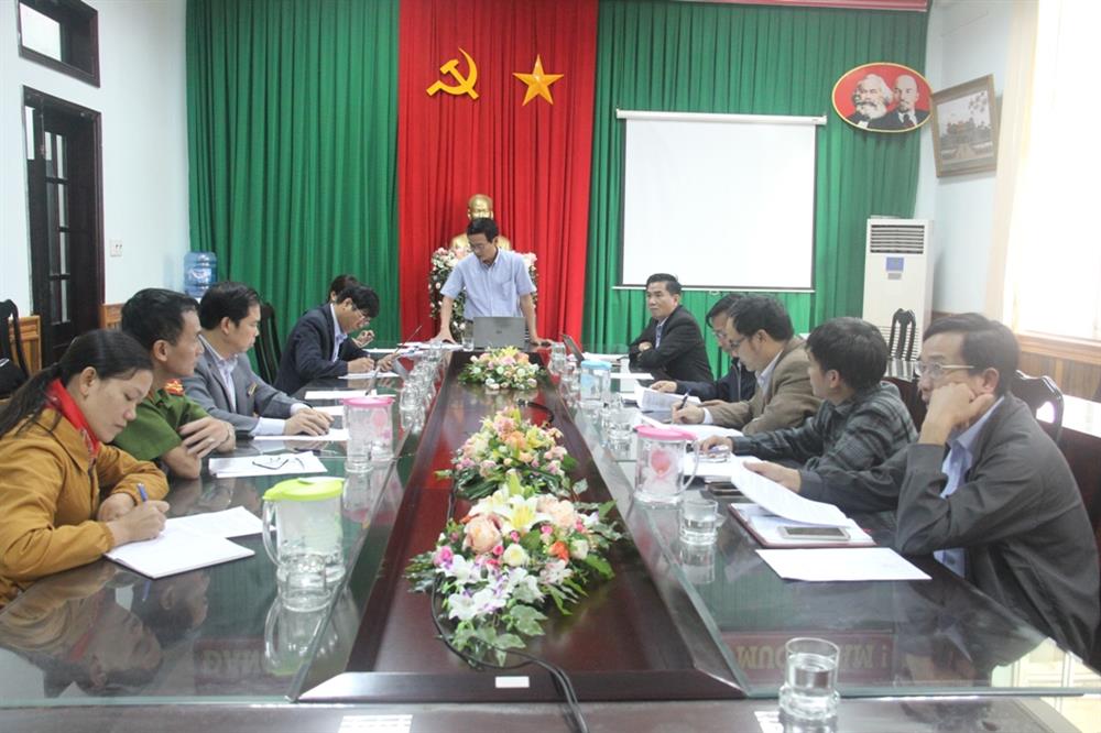 UBND Huyện họp rút kinh nghiệm Ban chức Lễ kỷ niệm 30 năm thành lập huyện