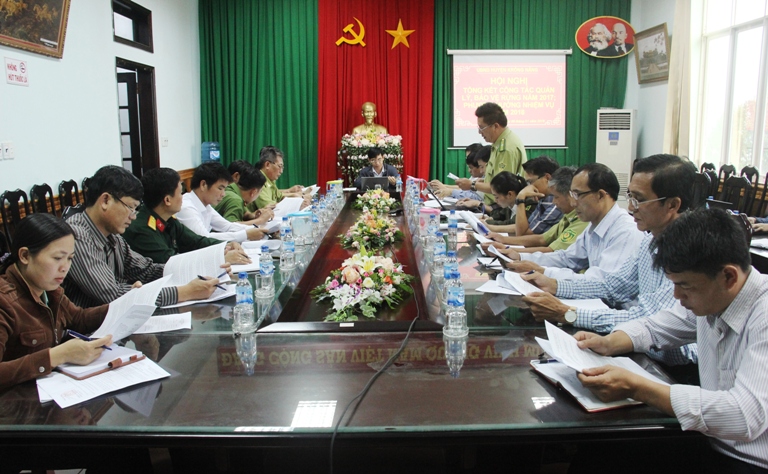 UBND Huyện: Tổng Kết Công Tác Quản Lý, Bảo Vệ Rừng Năm 2017