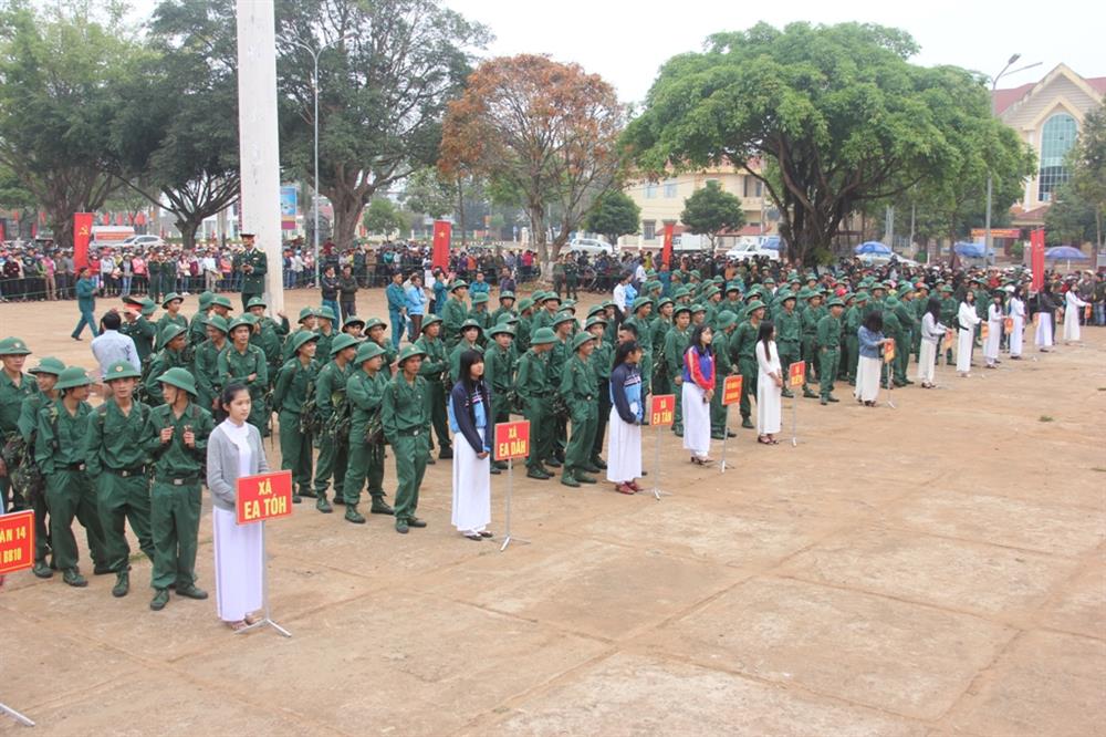 Huyện Krông Năng: Lễ giao quân năm 2018