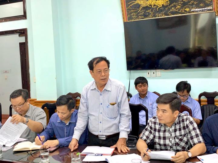 Đoàn công tác của Cục quản lý xây dựng công trình - Bộ Nông nghiệp và PTNT về làm việc tại huyện