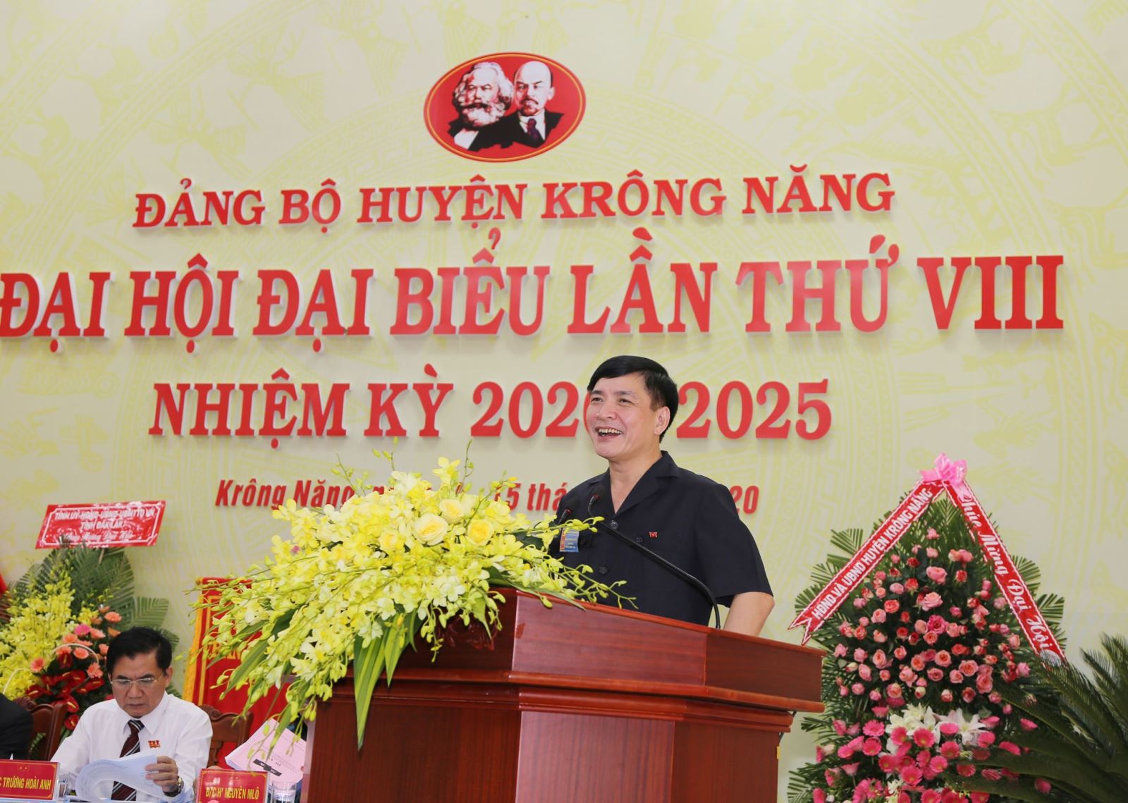 Ngày thứ nhất Đại hội đại biểu Đảng bộ huyện Krông Năng lần thứ VIII, nhiệm kỳ 2020 - 2025