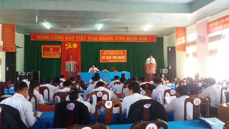 HĐND xã EaTam tổ chức kỳ họp thứ 10 khóa VI, nhiệm kỳ 2016 – 2021