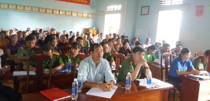 UBND xã EaTam đã tổ chức Lễ ra mắt mô hình điểm “ Thôn, xóm không còn tội phạm và tệ nạn xã hội”