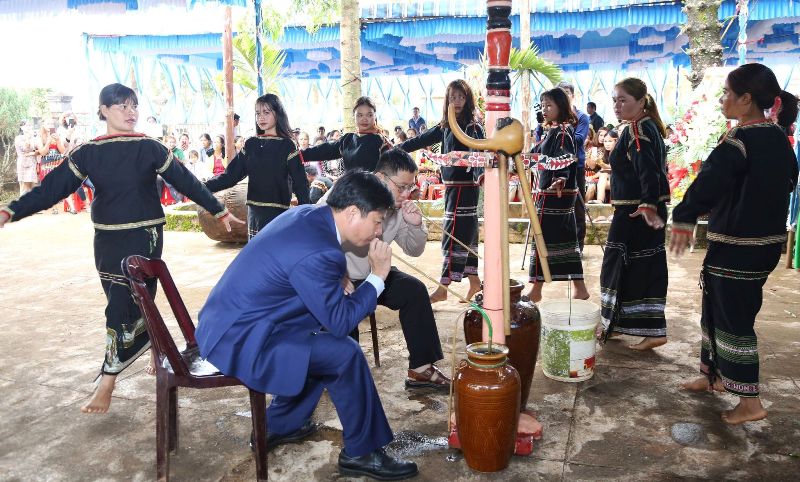 Ngày hội Đại đoàn kết toàn dân tộc liên khu dân cư Buôn Wi'ao A, TDP3, TDP4, TDP8, thị trấn Krông Năng