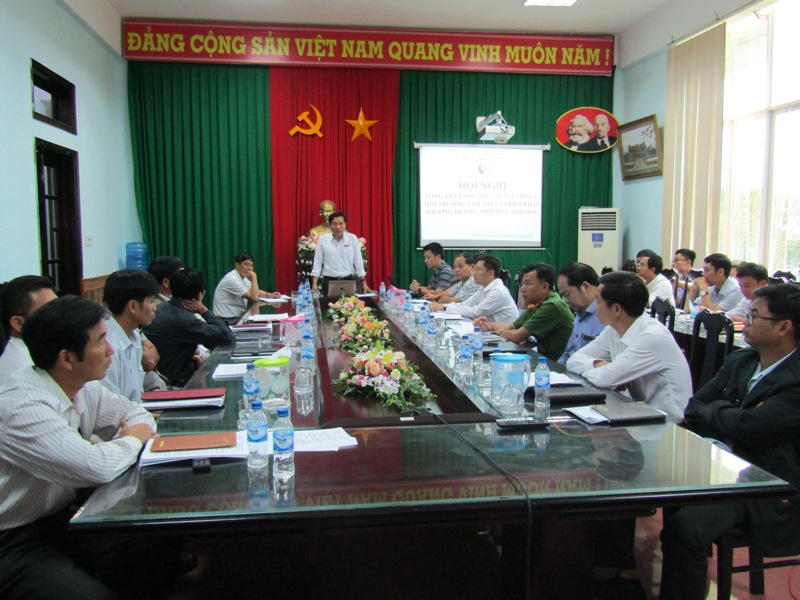 Hội nghị trực tuyến tổng kết công tác Tài nguyên, Môi trường năm 2018