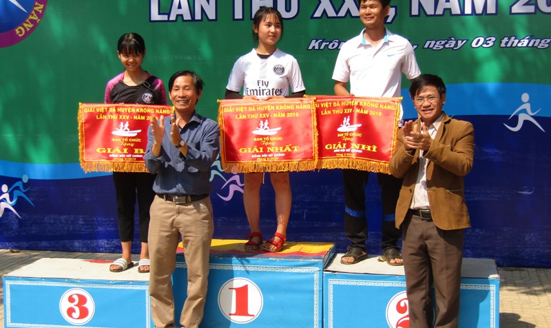 Huyện Krông Năng tổ chức giải chạy Việt dã năm 2019