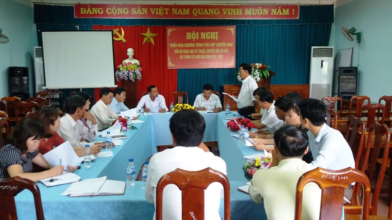Hội nghị triển khai chương trình phối hợp chuyển giao tiến bộ khoa học kỹ thuật