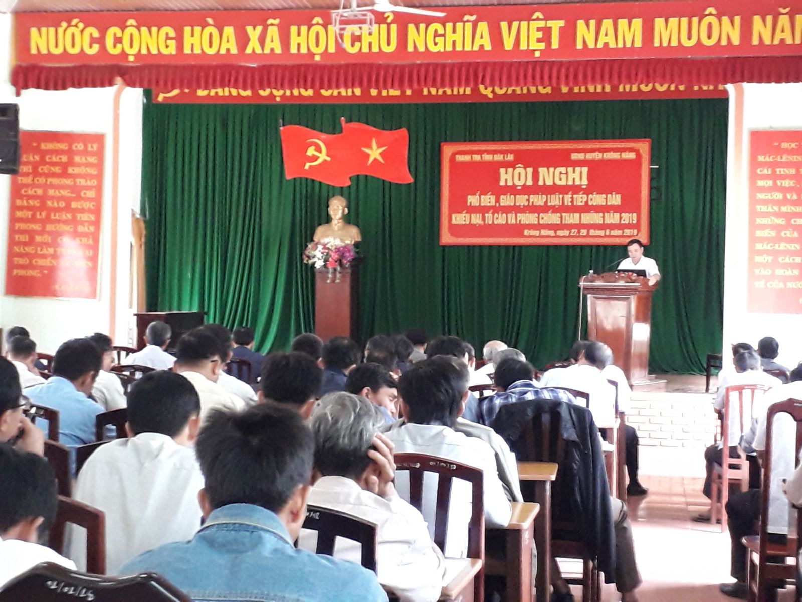 Huyện Krông Năng tổ chức hội nghị tập huấn phổ biến pháp luật năm 2019