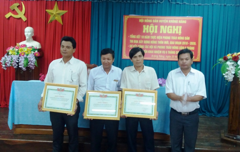 Hội Nông dân huyện tổng kết 10 năm phong trào nông dân xây dựng Nông thôn mới