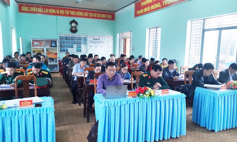 Ban chỉ đạo 24 huyện Krông Năng tổ chức hội nghị kết luận địa bàn