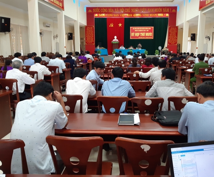 HĐND huyện Krông Năng khóa VII, nhiệm kỳ 2016 - 2021 tổ chức kỳ họp thứ 10