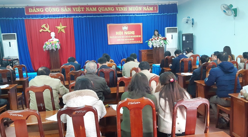 UBMTTQ Việt Nam huyện tổng kết công tác Mặt trận năm 2020