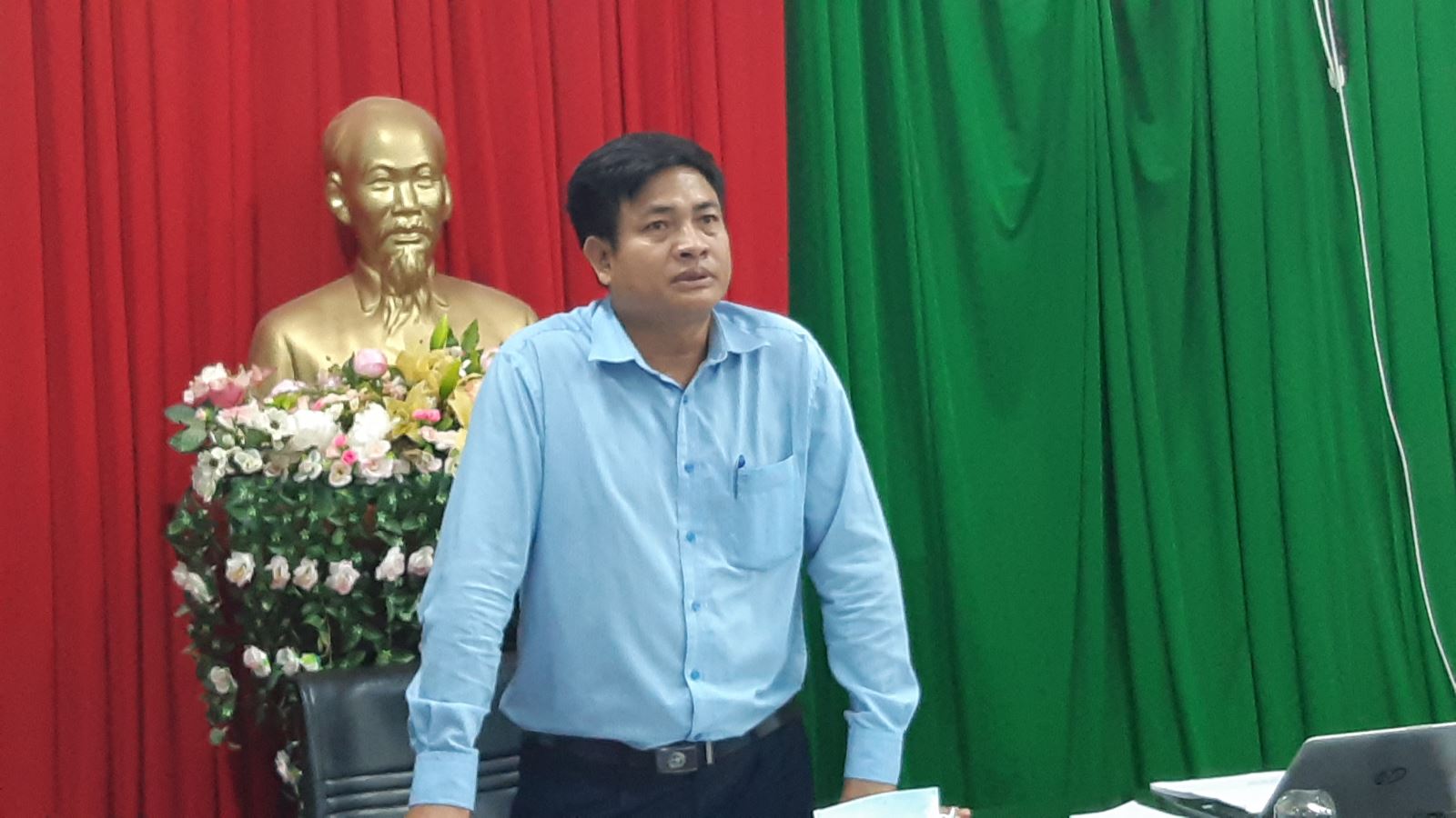 Huyện ủy Krông Năng: Hội nghị trực tuyến quán triệt, học tập Nghị quyết Đại hội XIII của Đảng