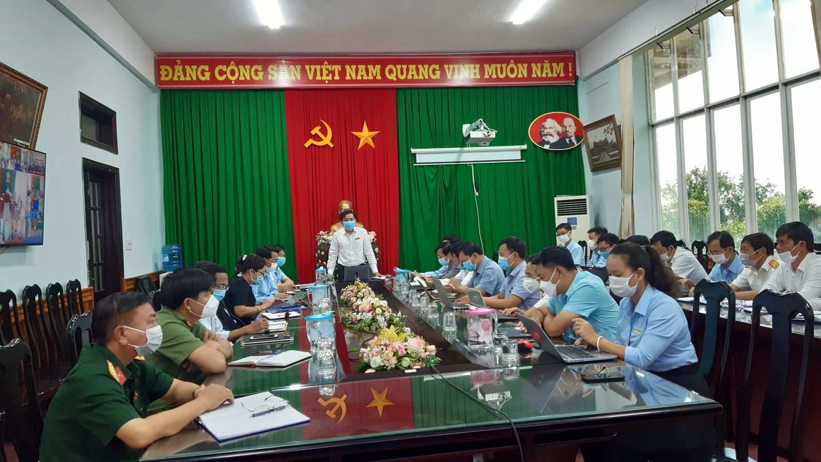 UBND huyện tổ chức hội nghị sơ kết nhiệm vụ phát triển Kinh tế – Xã hội 9 tháng năm 2021
