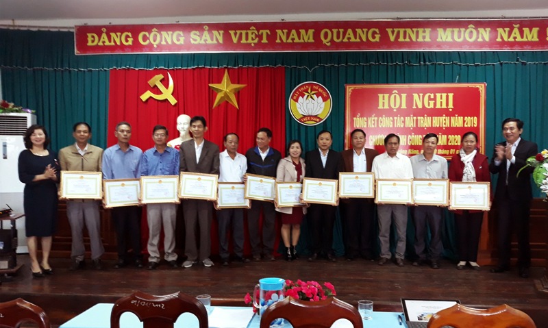 Tổng kết công tác Mặt trận năm 2019