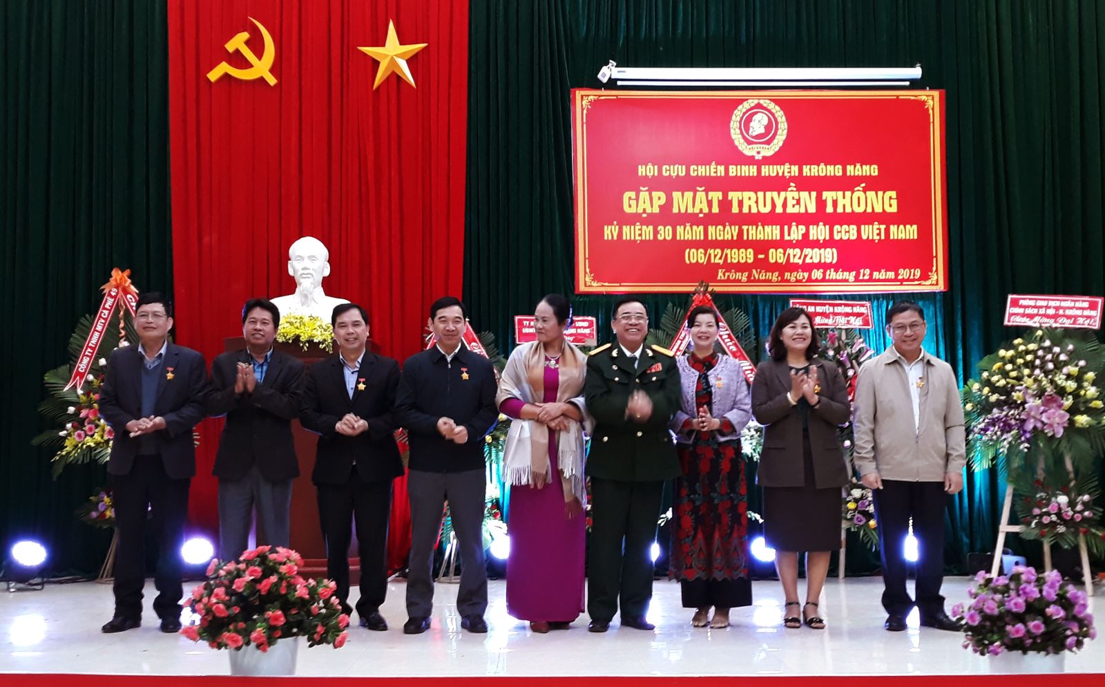 Hội CCB Krông Năng, gặp mặt truyền thống nhân kỷ niệm 30 năm ngày thành lập Hội CCB Việt Nam