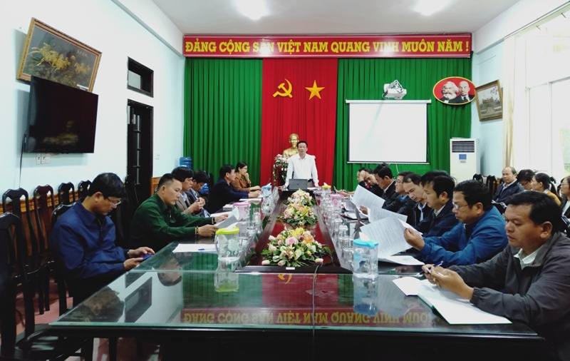 Ban đại diện Hội đồng quản trị NHCSXH huyện tổng kết công tác năm 2019 triển khai nhiệm vụ năm 2020