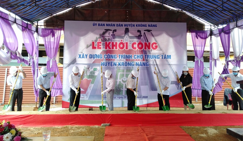 Lễ khởi công xây dựng chợ trung tâm huyện Krông Năng