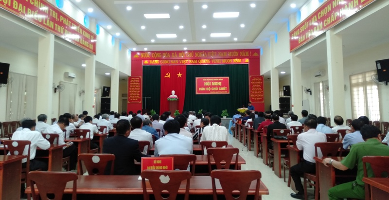 Huyện ủy Krông Năng tổ chức hội nghị cán bộ chủ chốt về thực hiện quy trình nhân sự