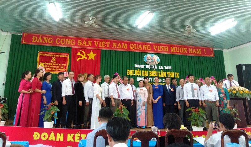 Đảng bộ xã Ea Tam tổ chức Đại hội Đại biểu lần thứ IX nhiệm kỳ 2020-2025