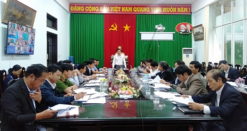UBND huyện Krông Năng tổ chức hội nghị thành viên ủy ban mở rộng