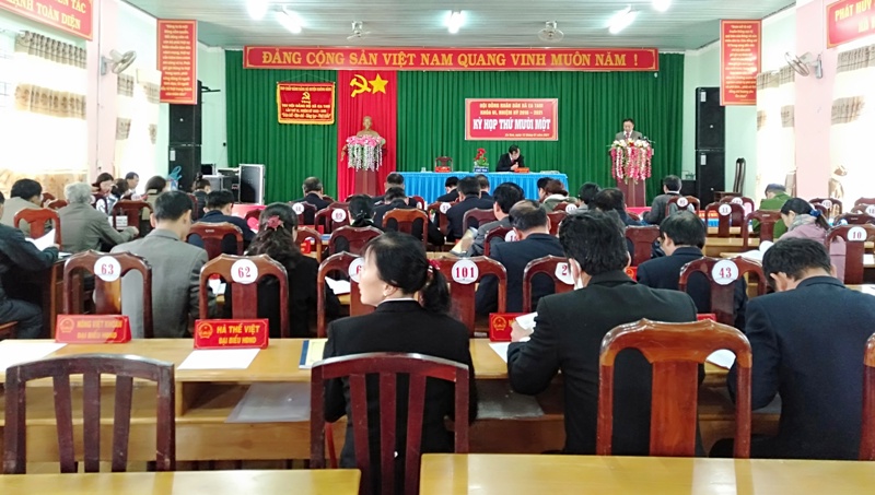 HĐND xã EA Tam tổ chức kỳ họp thứ 11 khóa VI nhiệm kỳ 2016-2021