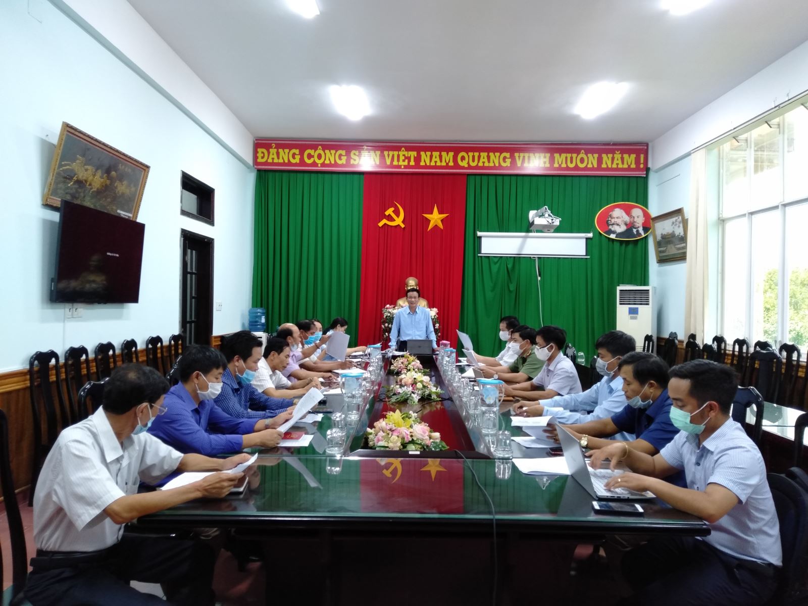 Huyện Krông Năng: Họp Ban chỉ đạo kỳ thi tốt nghiệp THPT năm 2021