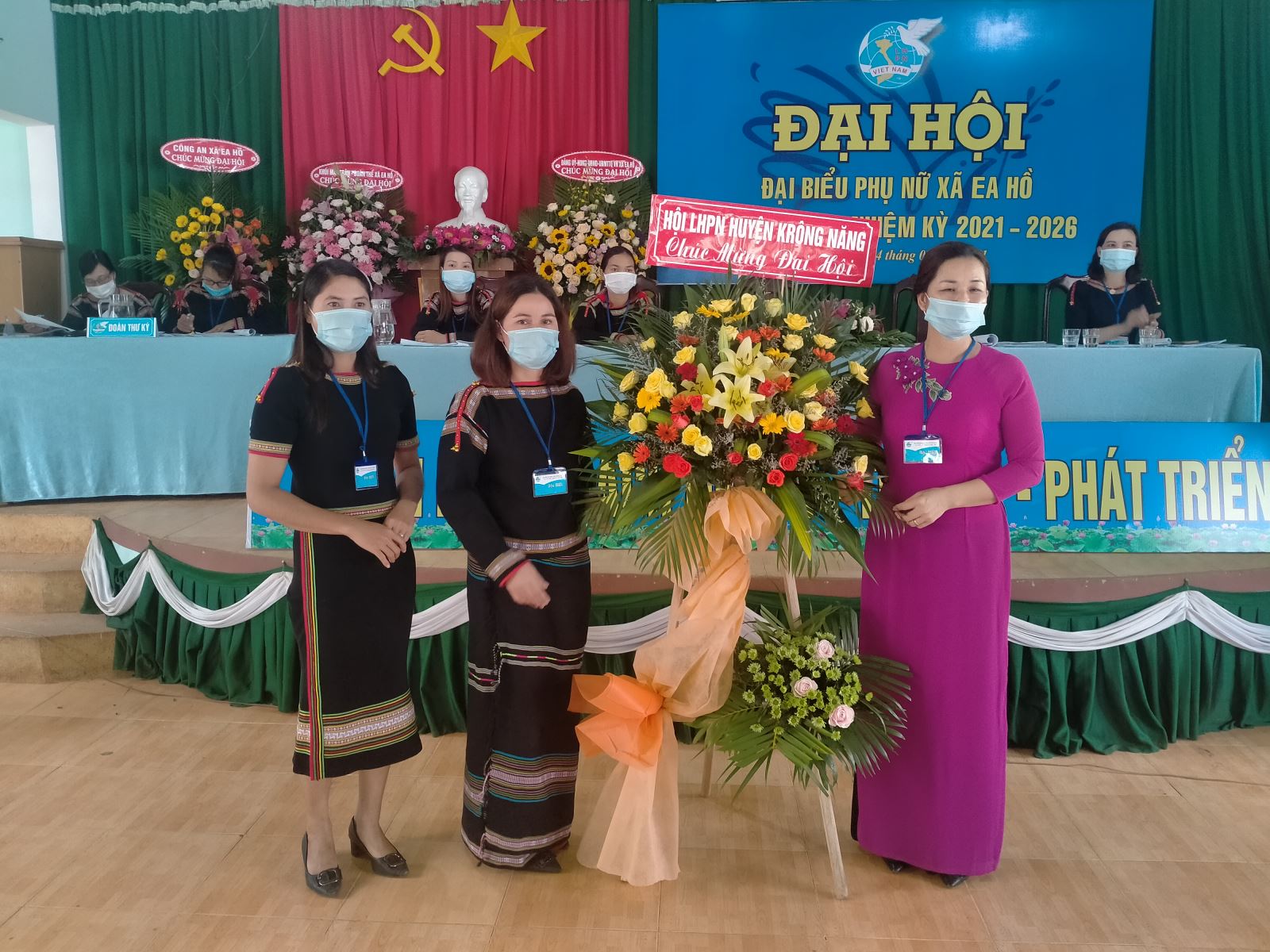 Đại hội đại biểu Hội Liên hiệp Phụ nữ xã Ea Hồ lần thứ VIII nhiệm kỳ 2021- 2026