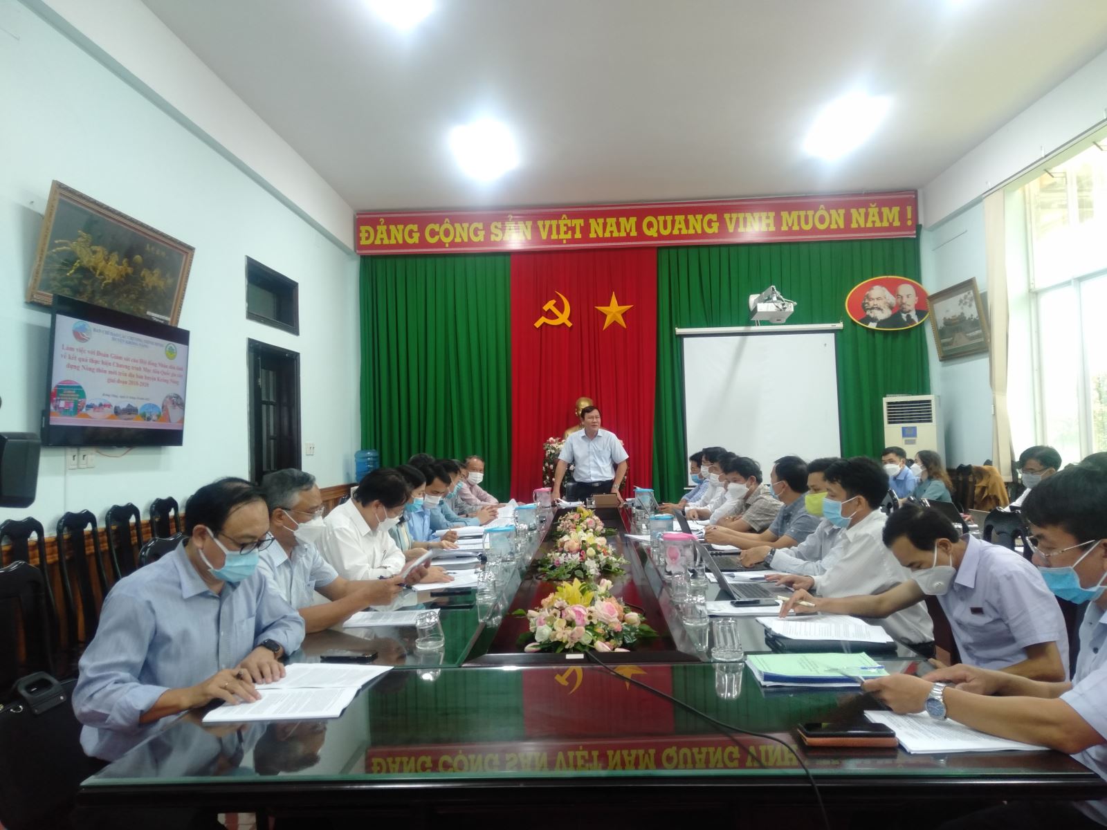 Đoàn giám sát của HĐND tỉnh làm việc tại huyện Krông Năng