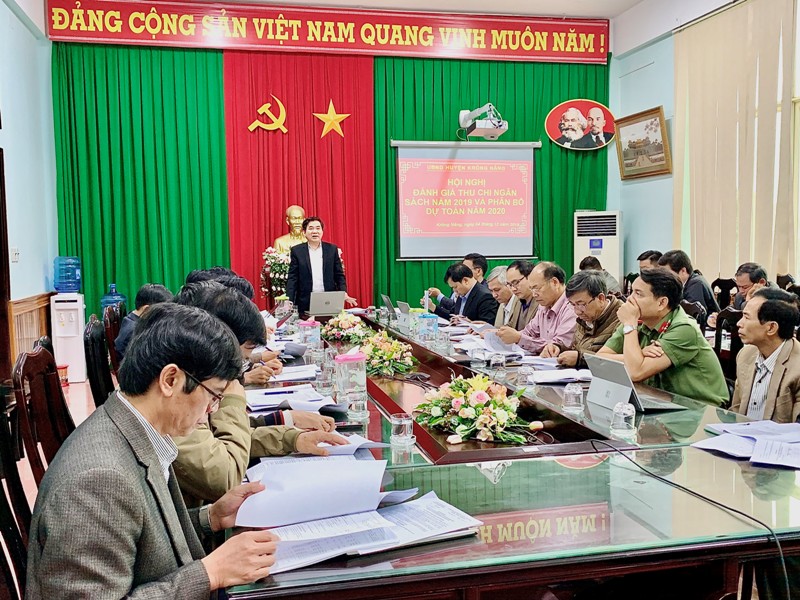 Hội nghị đánh giá thu chi ngân sách nhà nước và phân bổ dự toán năm 2020