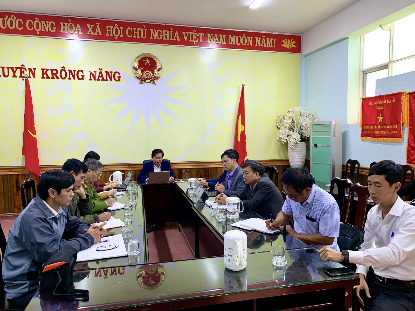 Huyện Krông Năng: Họp triển khai, đôn đốc thực hiện các kế hoạch phục vụ nhân dân đón tết cổ truyền dân tộc