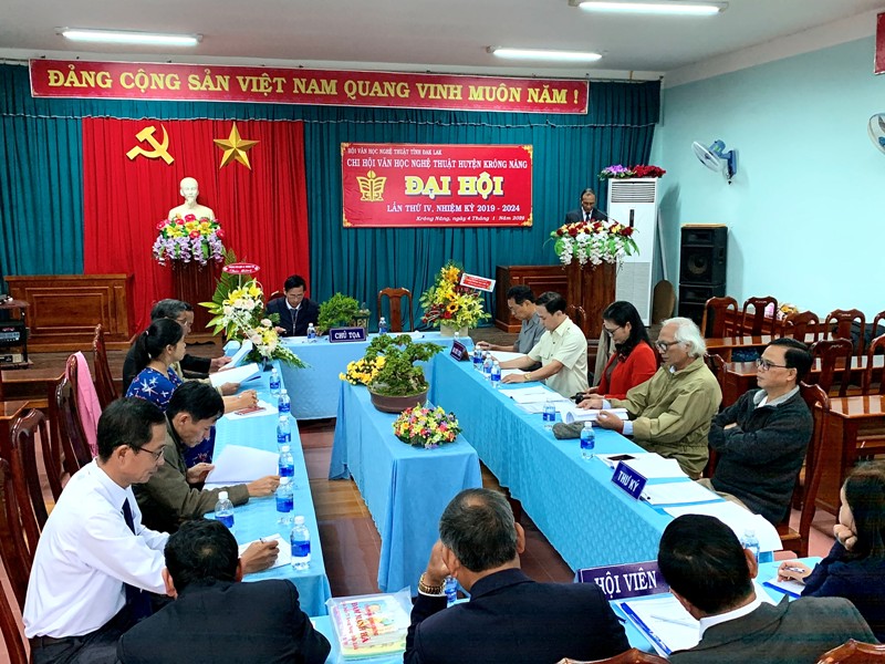 Đại hội Chi hội Văn học nghệ thuật huyện Krông Năng lần thứ IV, nhiệm kỳ 2019 - 2024