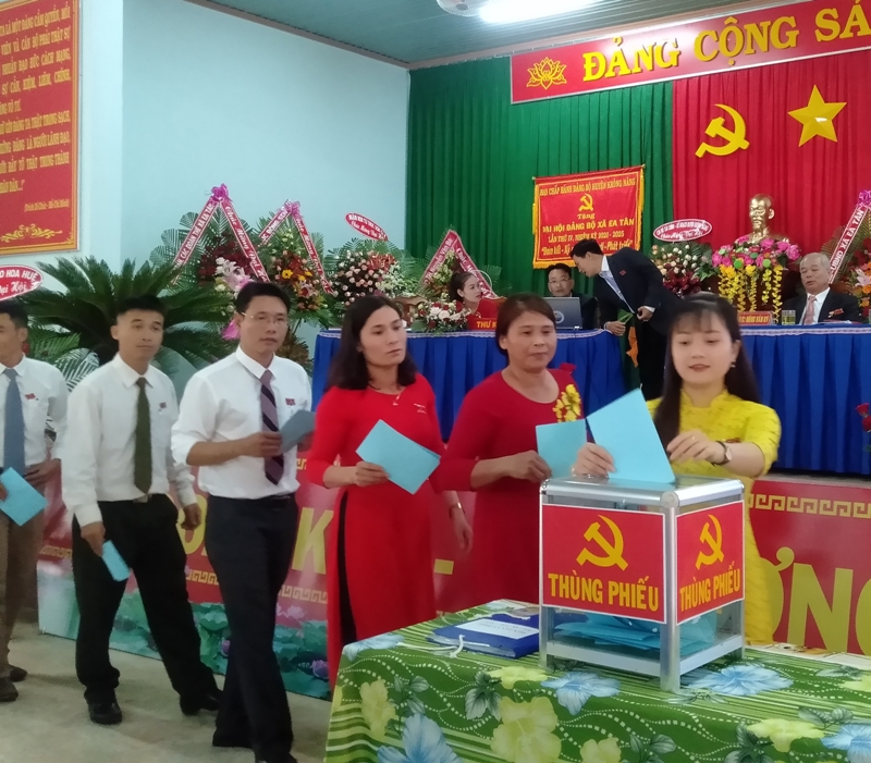 Đảng bộ xã Ea Tân Đại hội Đại biểu lần thứ IV nhiệm kỳ 2020-2025