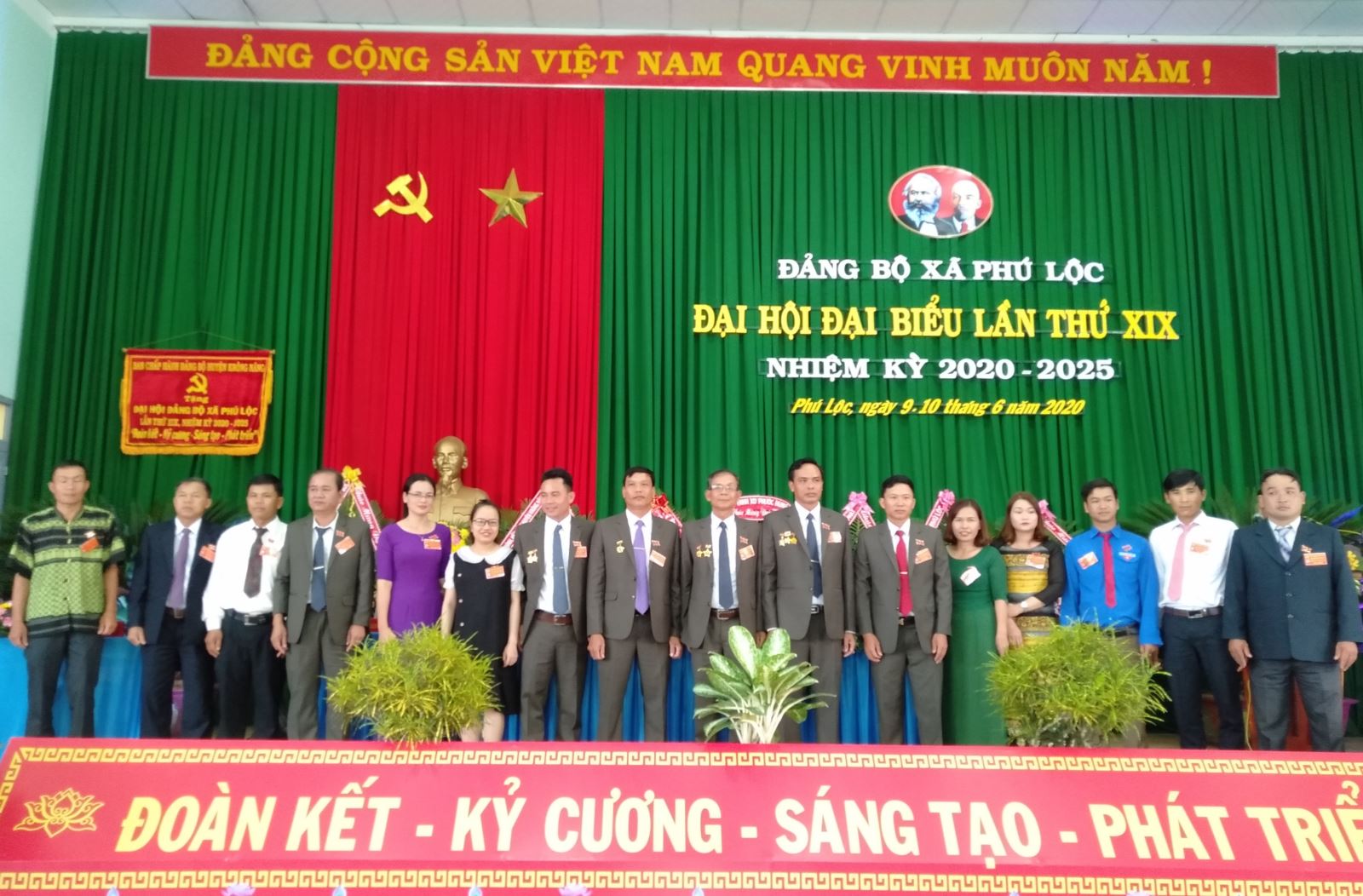 Đảng bộ xã Phú Lộc Đại hội đại biểu Đảng bộ xã lần thứ XIX, nhiệm kỳ 2020 - 2025