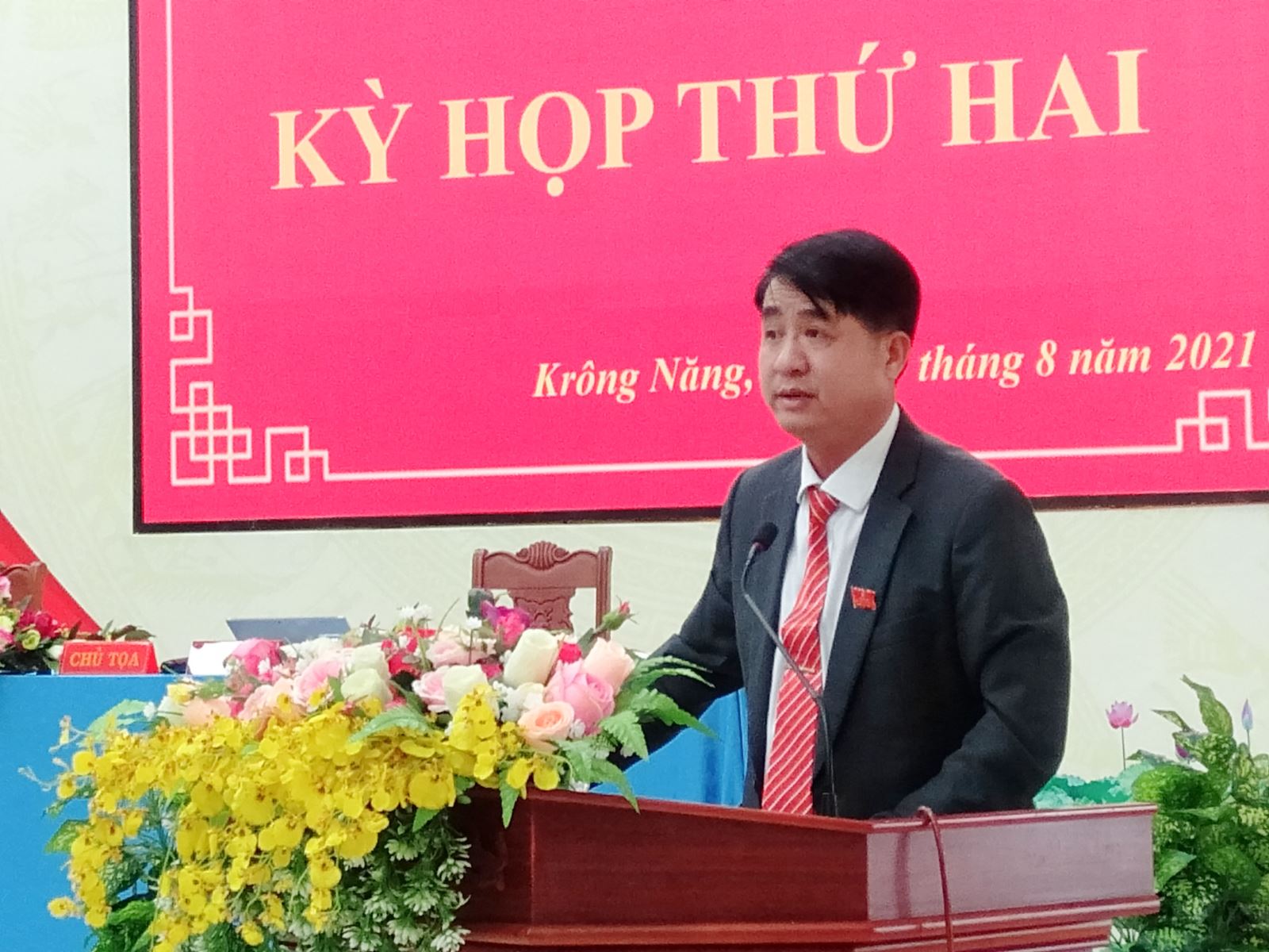 HĐND huyện Krông Năng tổ chức Kỳ họp thứ hai khóa VIII, nhiệm kỳ 2021-2026.