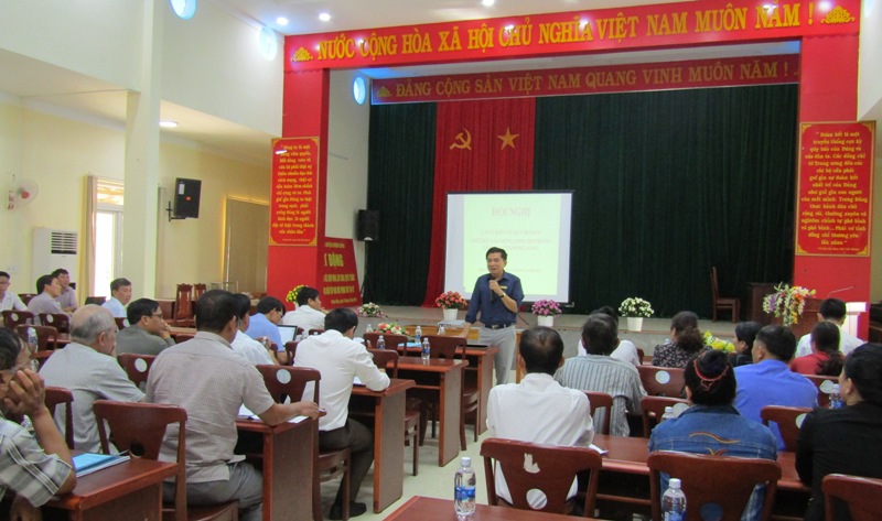 UBND huyện tổ chức hội nghị lấy ý kiến hoàn thiện quy hoạch xây dựng Chợ trung tâm huyện Krông Năng