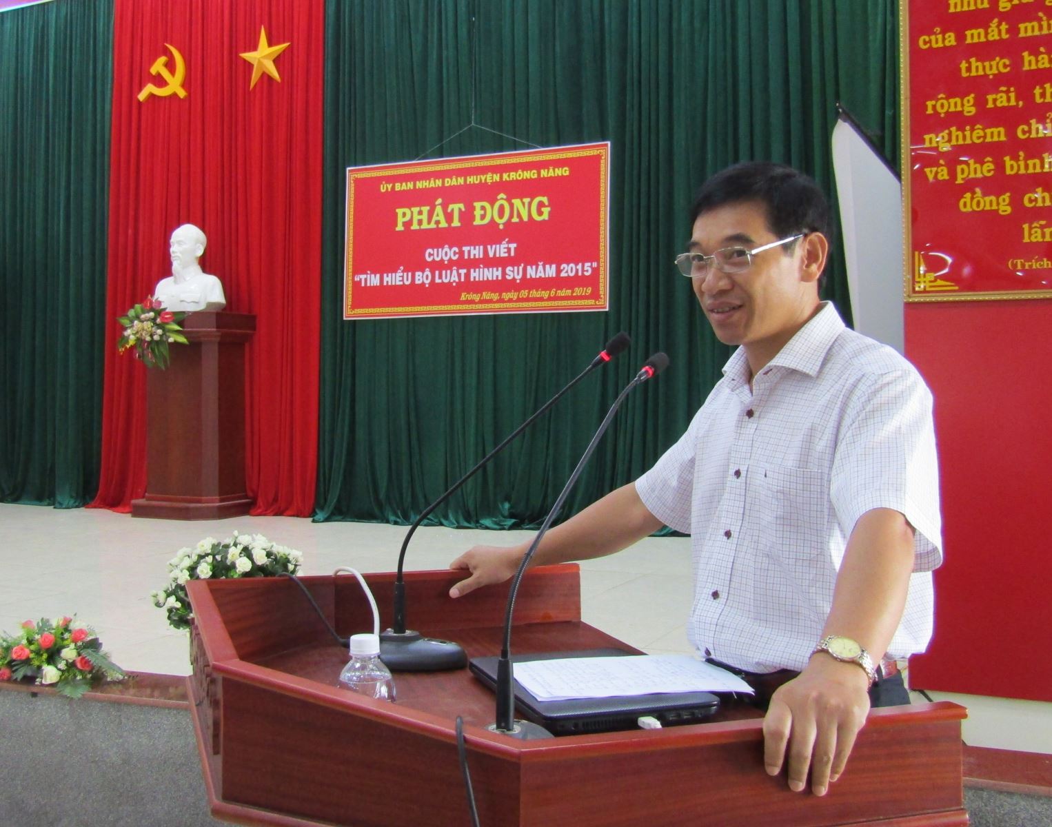 Huyện Krông Năng: Phát động Cuộc thi viết “tìm hiểu Bộ luật Hình sự năm 2015”