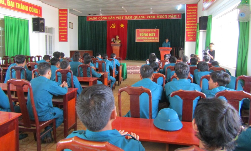 Thị trấn Krông Năng: Huấn luyện dân quân tự vệ năm 2019