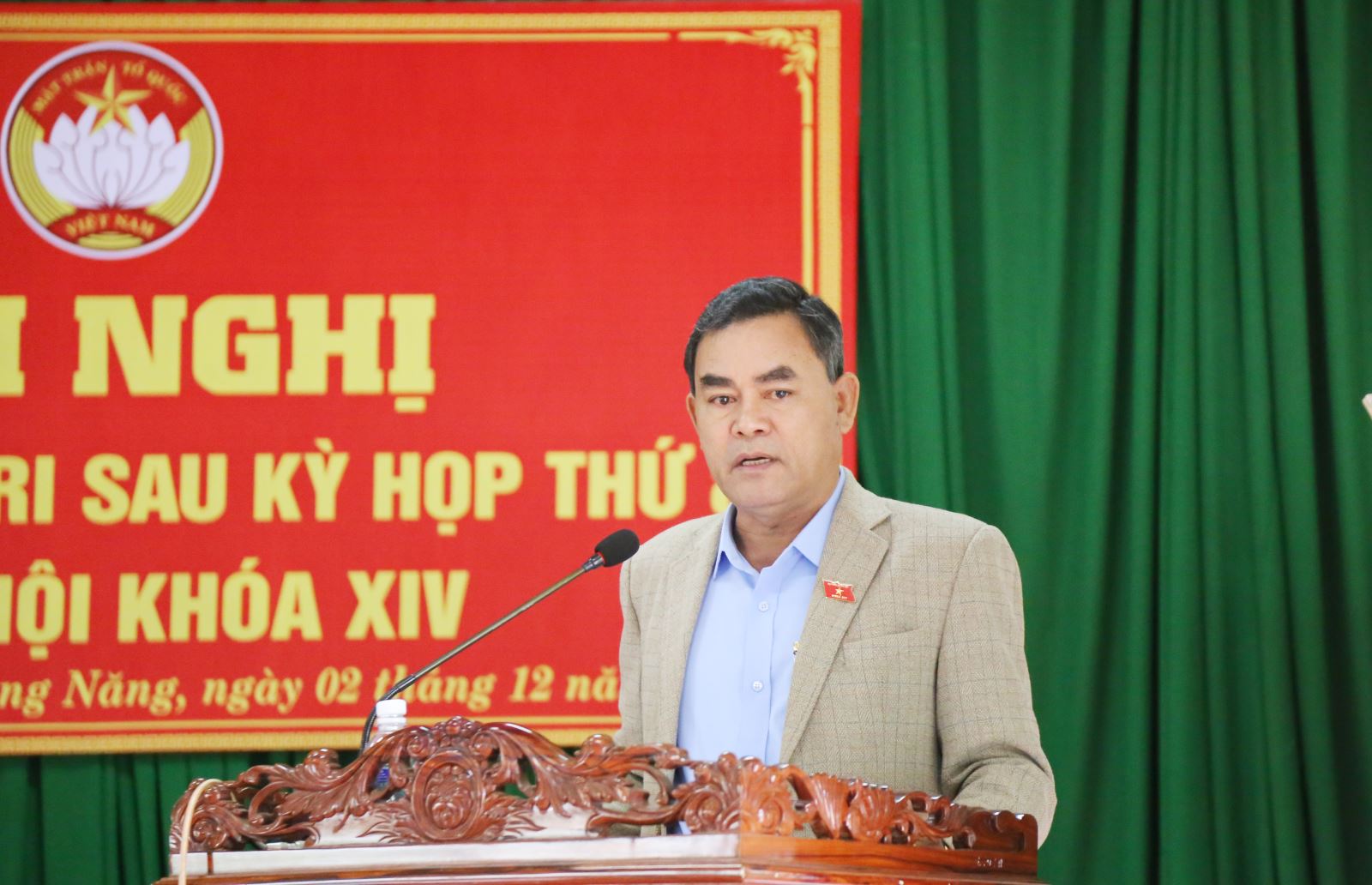 Tiếp xúc cử tri sau Kỳ họp thứ tám, Quốc hội khóa XIV tại huyện Krông Năng