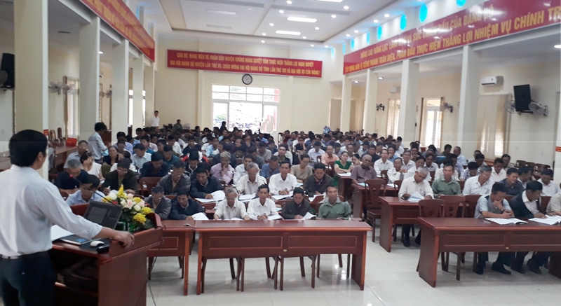 Tập huấn quy trình rà soát hộ nghèo, hộ cận nghèo năm 2019