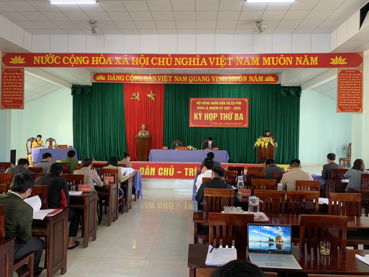 Hội đồng nhân dân xã Ea Puk khóa IV, nhiệm kỳ 2021 – 2026 kỳ họp thứ III