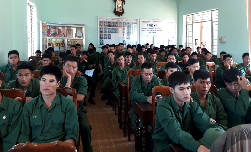 Huyện Krông Năng: Đón quân nhân xuất ngũ đợt một, năm 2019