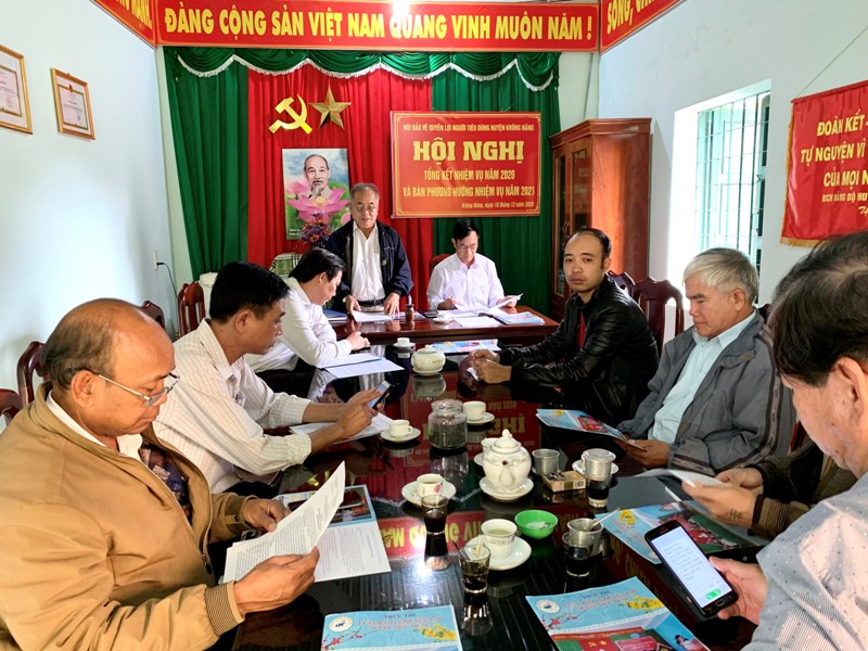 Hội Bảo vệ quyền lợi người tiêu dùng huyện Krông Năng tổng kết công tác hội năm 2020