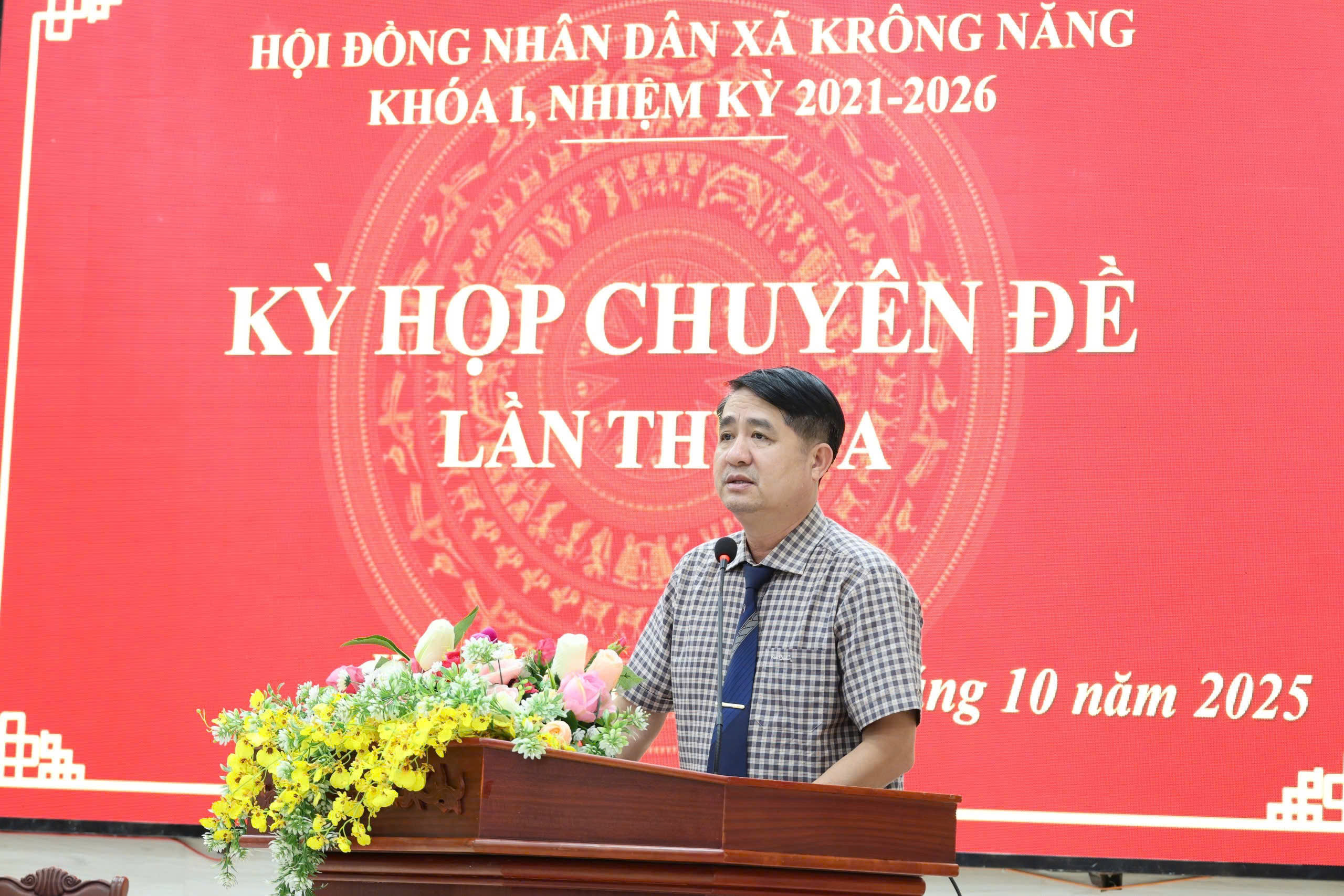 Kỳ họp Chuyên đề lần thứ Ba, HĐND xã Krông Năng khóa I, nhiệm kỳ 2021 – 2026